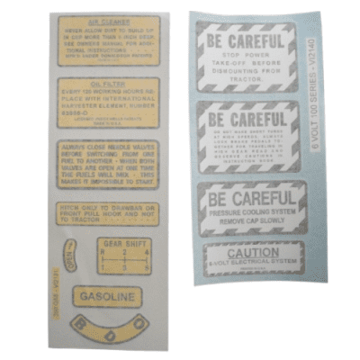 Chassis Decal Set
