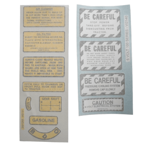 Chassis Decal Set