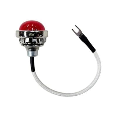 6-Volt Red Dot Jewel Lens Assembly
