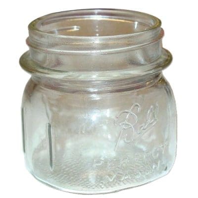 Glass Dust Jar