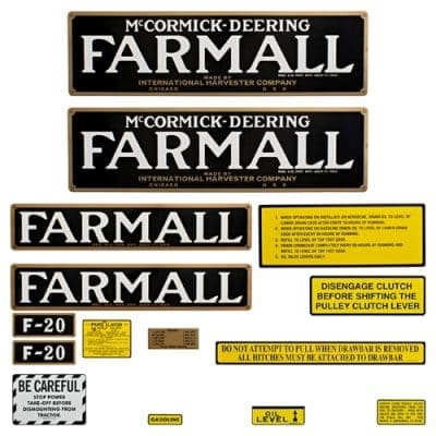 F20 Decal Set