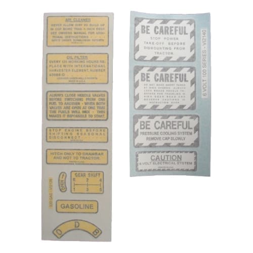 Chassis Decal Set
