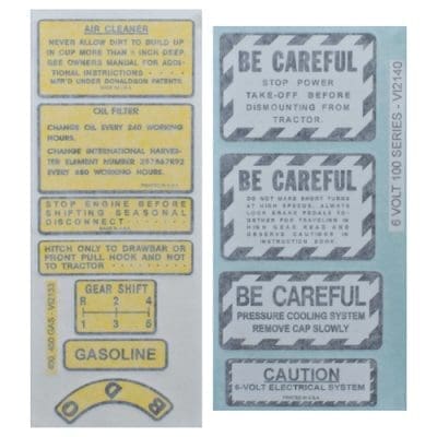 Chassis Decal Set