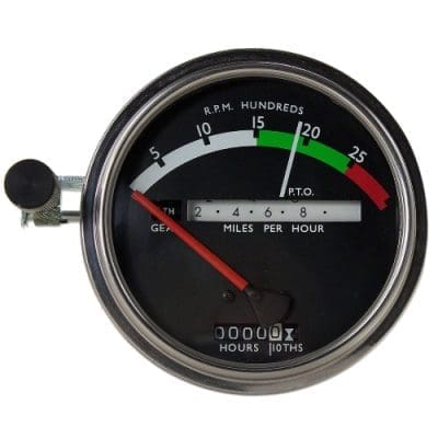 Tachometer with Red Needle