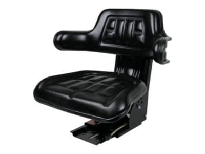 Universal Black Tractor Seat with Adjustable Suspension