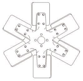 6 Blade Fan