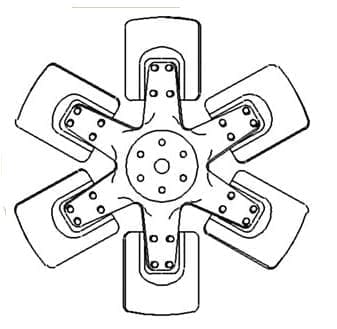 6 Blade Fan