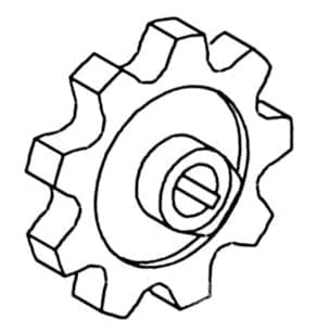 Clean Tailing Auger Sprocket