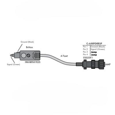 Radar Cable to 4 AMP Plug