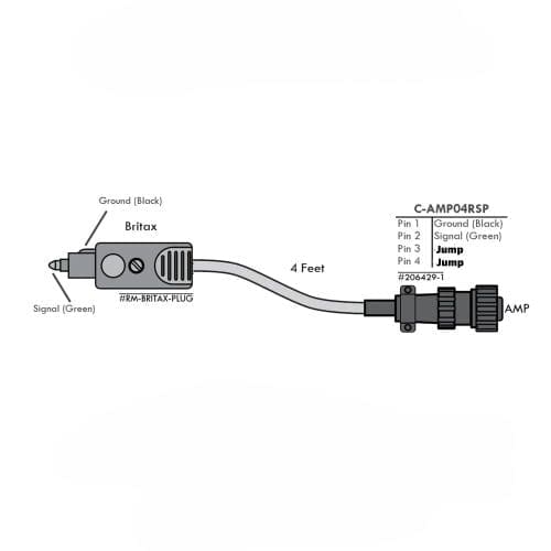 Radar Cable to 4 AMP Plug