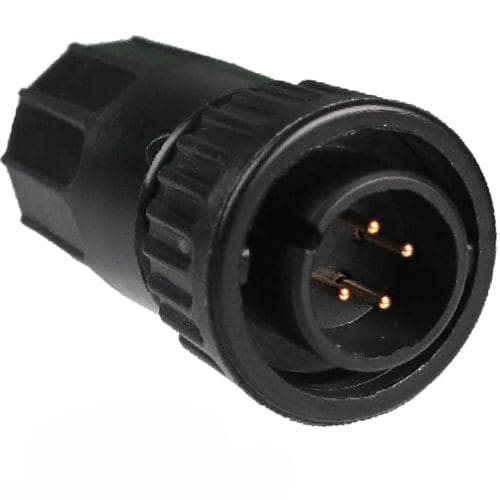4 Pin Conxall Plug with Size 20 Male Pins
