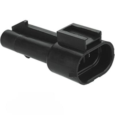 2-Pin Metri-Pack Socket with Male Pins