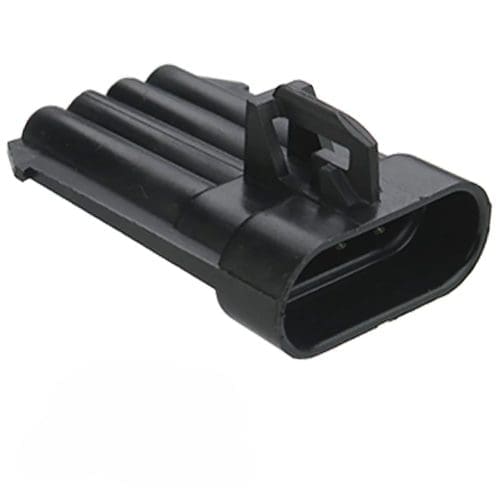 4-Pin Metri-Pack Socket Connector with Male Pins