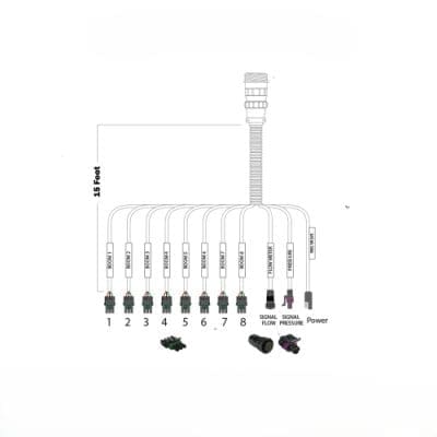 8 Row Liquid Rate Controller Harness
