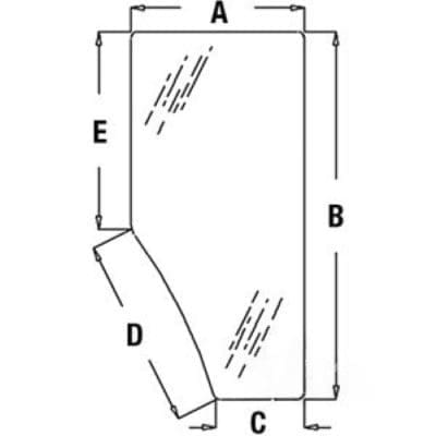 Right Hand Glass Door