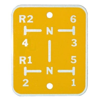 Shift Pattern Plate