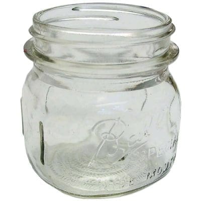Pre-Cleaner Glass Jar