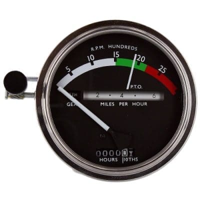 JD White Needle Syncro Tachometer