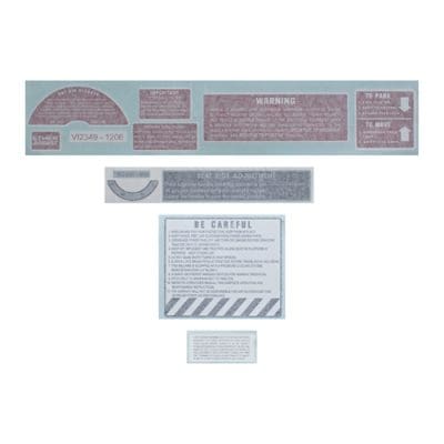 Chassis Decal Set