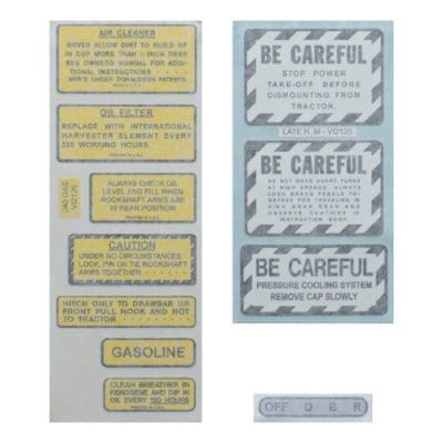 Chassis Decal Set
