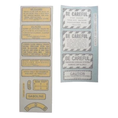 Chassis Decal Set