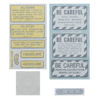 Chassis Decal Set