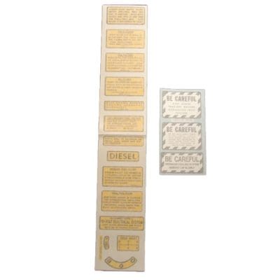Chassis Decal Set