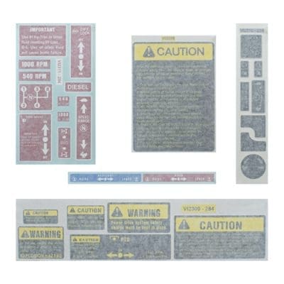 Chassis Decal Set
