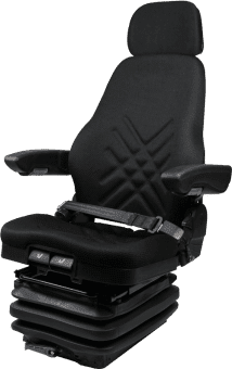 High Profile Mechanical Suspension Seat with OPSBlack Fabric