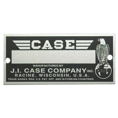 Case Serial Number Tag