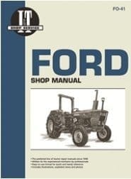 Ford 2310, 2600, 2610, 3600, 3610 Shop Manual